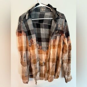 Handmade bleached flannel